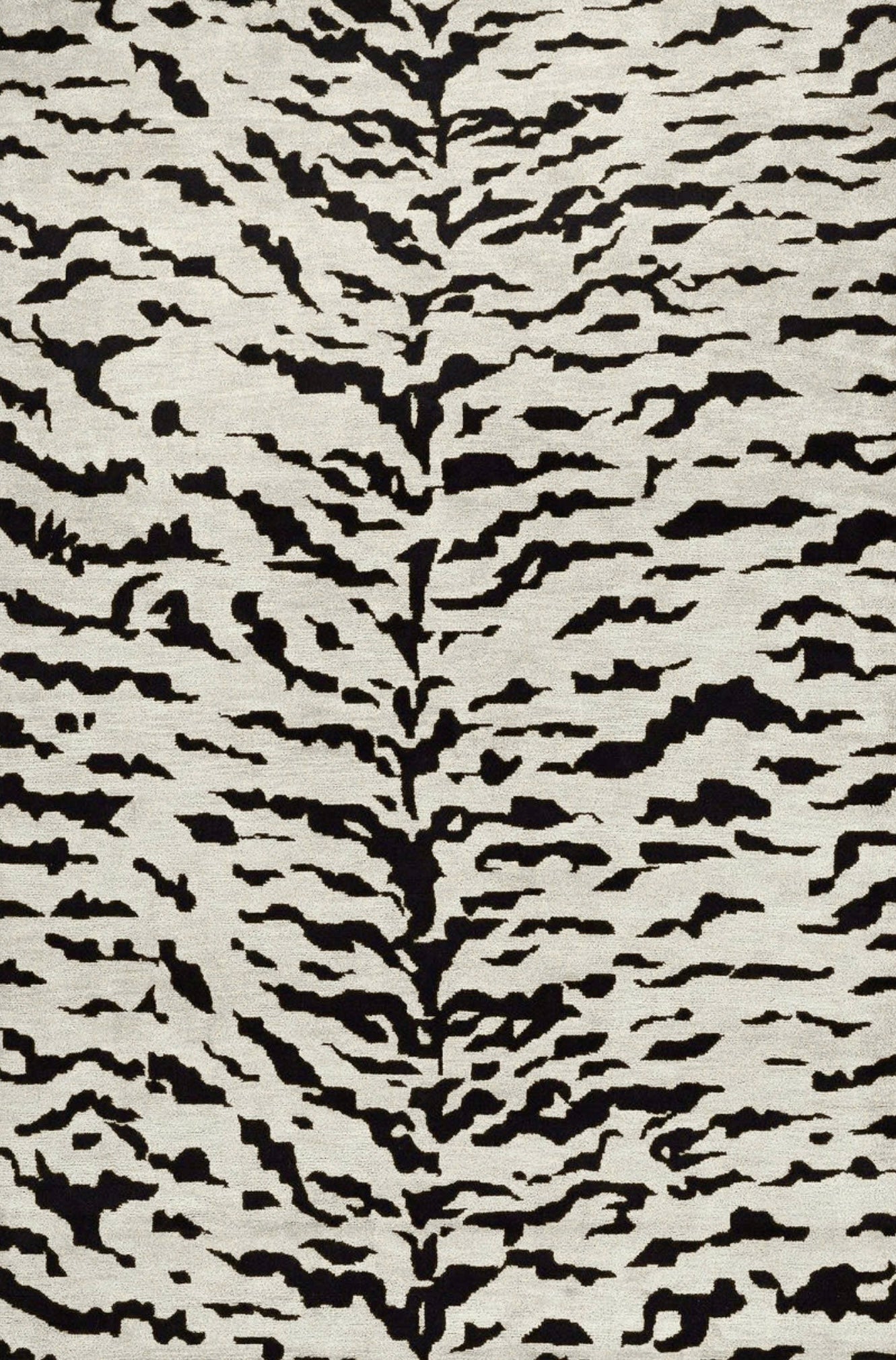 Cuero de Tigre Rug - White