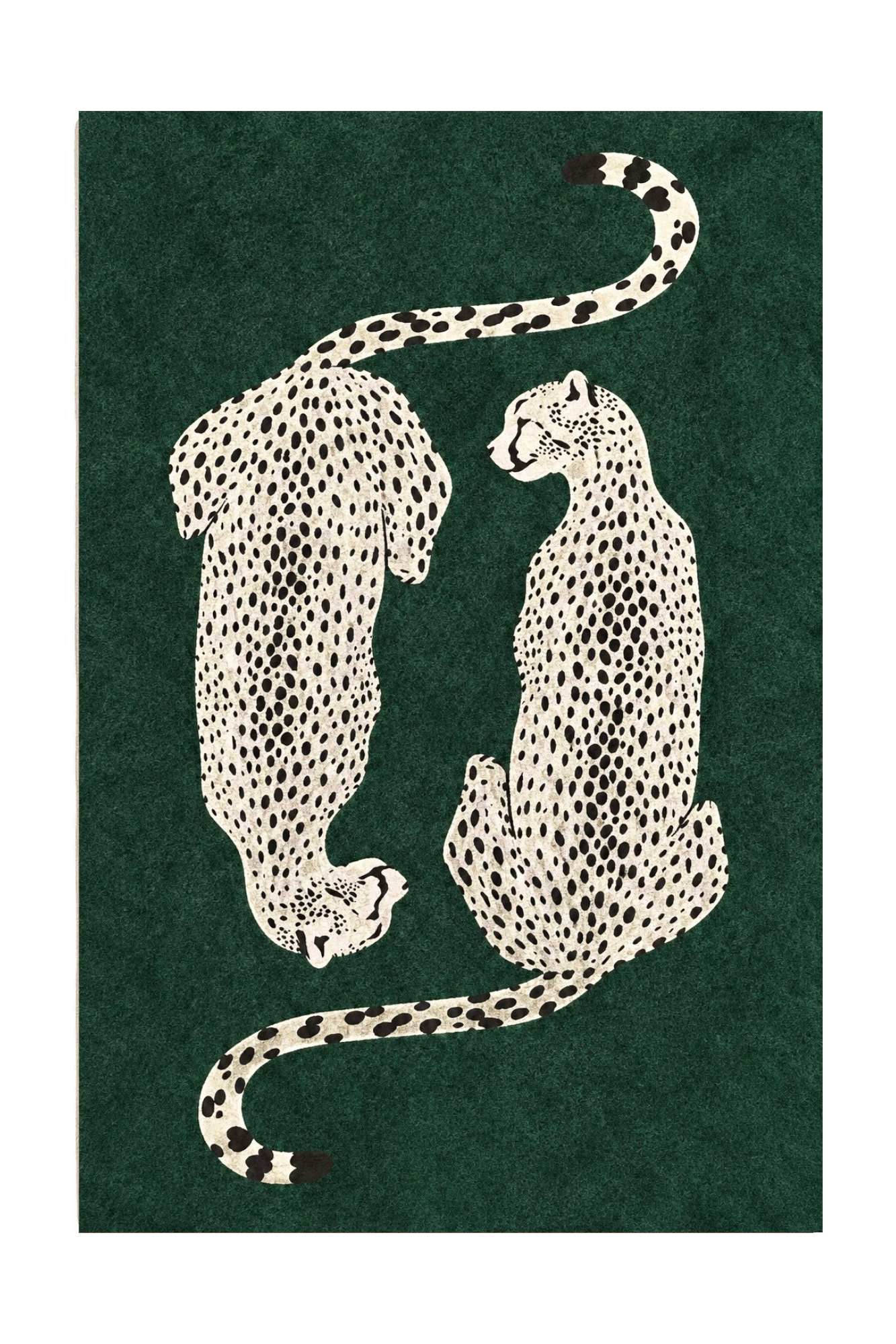 Alfombra leopardos gemelos