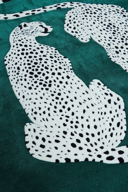 Alfombra leopardos gemelos