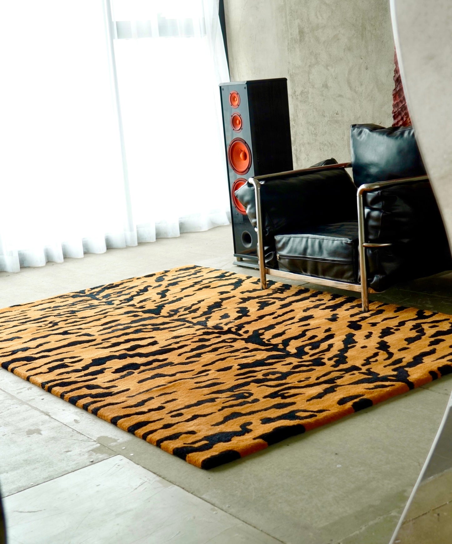 Alfombra de piel de tigre - Marrón