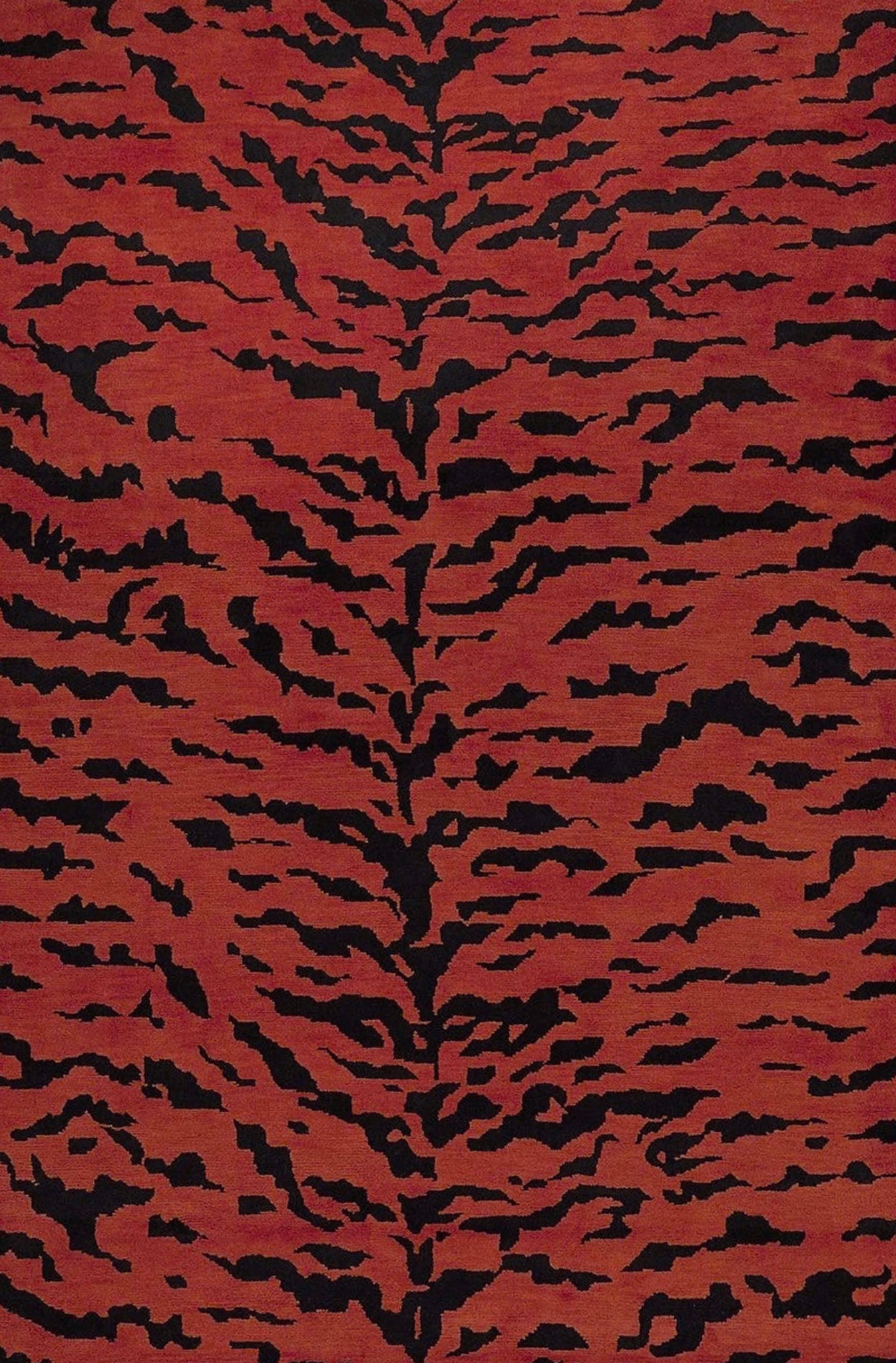 Cuero de Tigre Rug - Red