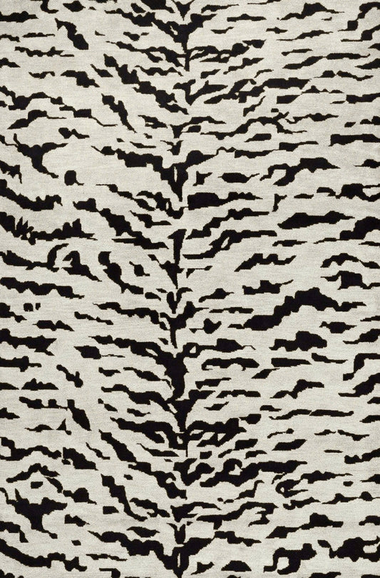 Cuero de Tigre Rug - White