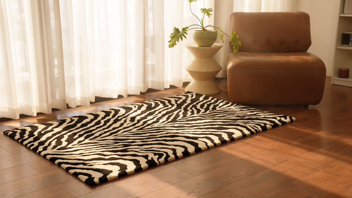 Zebra Noir Rug