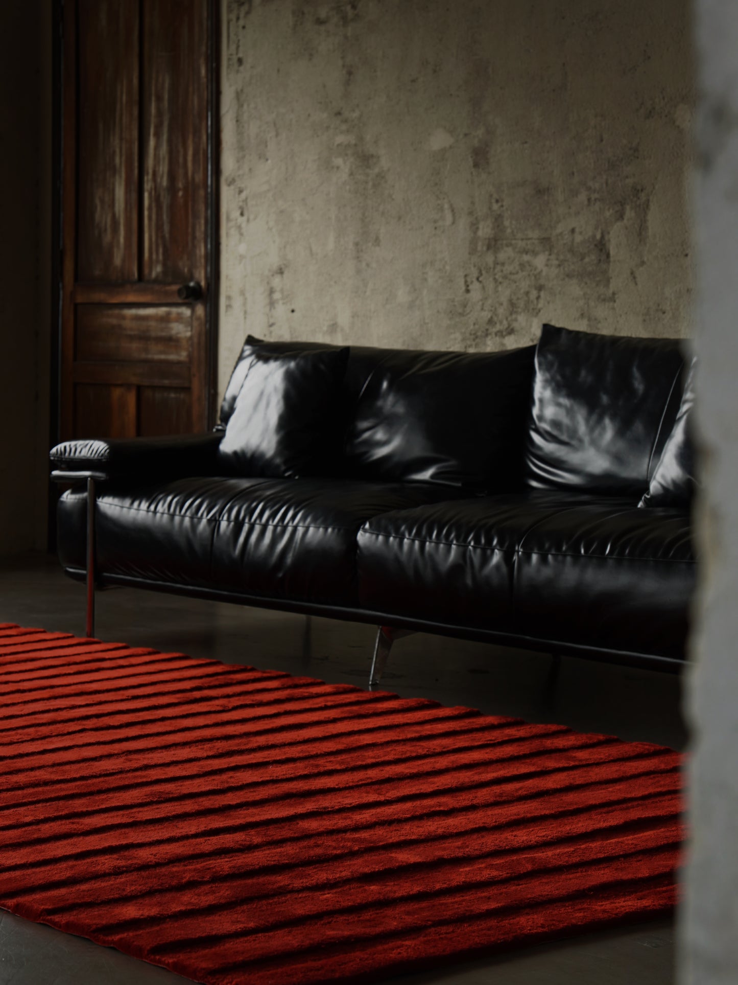 Plush Texture - Burgundy