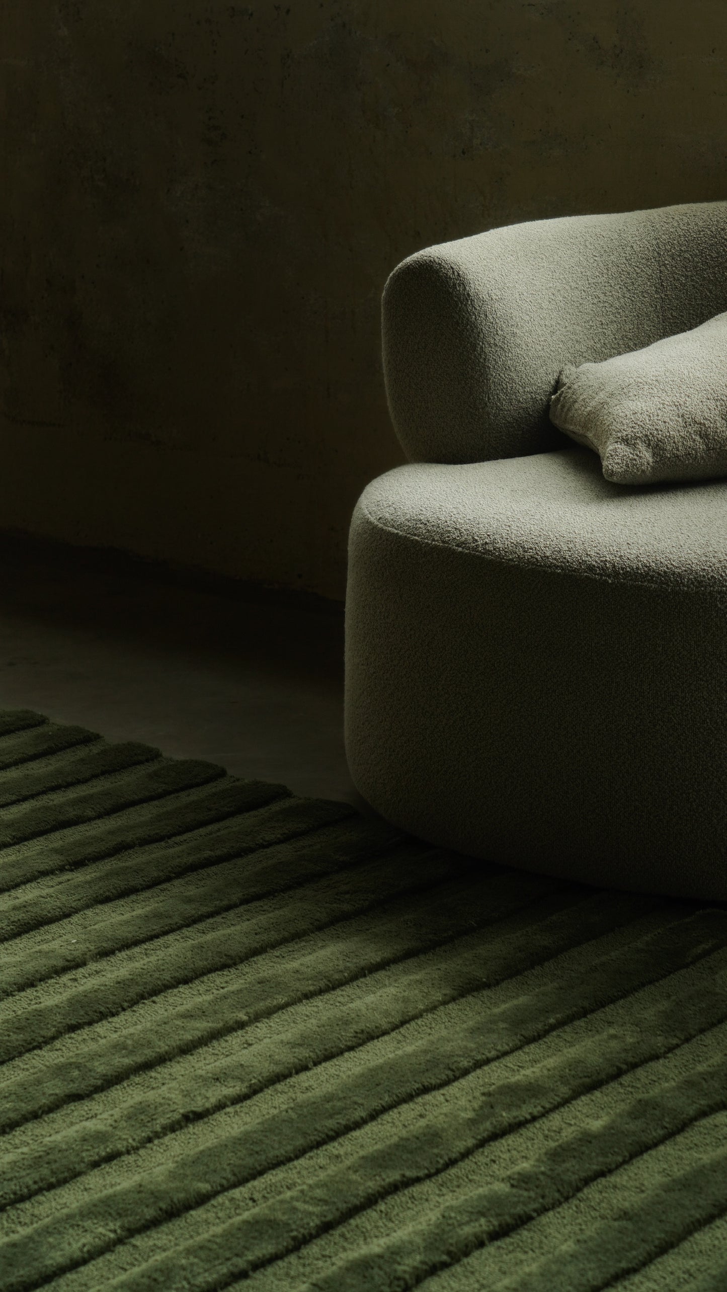 Plush Texture - Moss Green