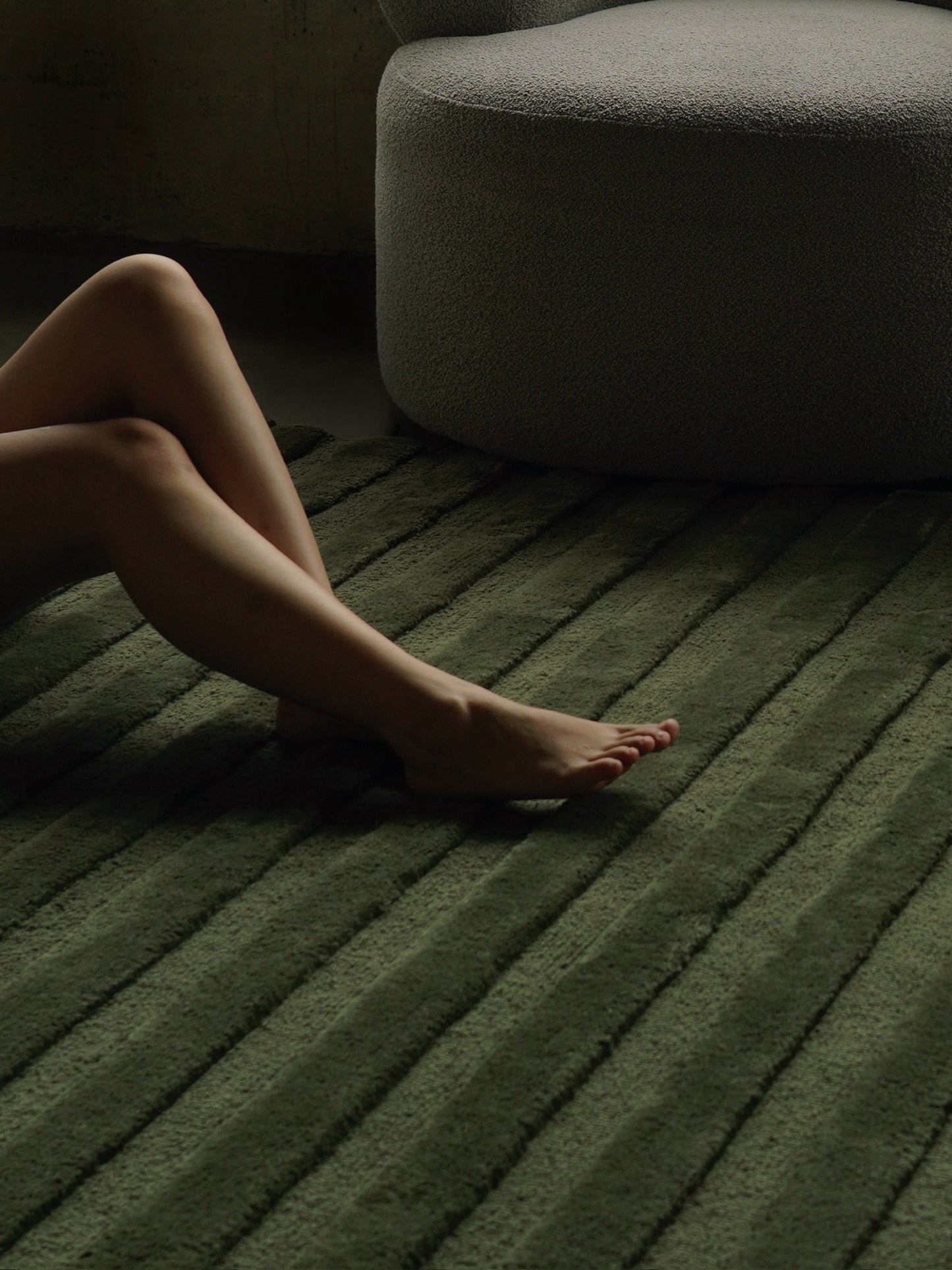 Plush Texture - Moss Green