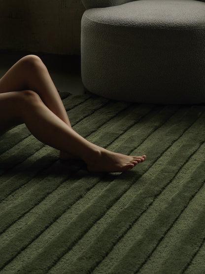 Plush Texture - Moss Green