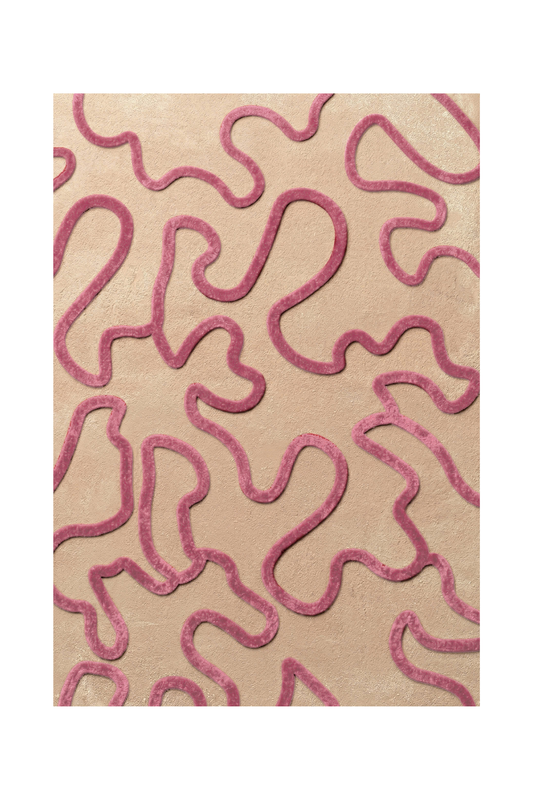 Elysium Line Rug – Pink