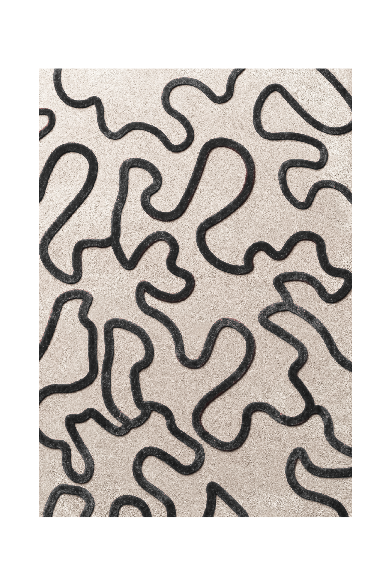 Elysium Line Rug – Black