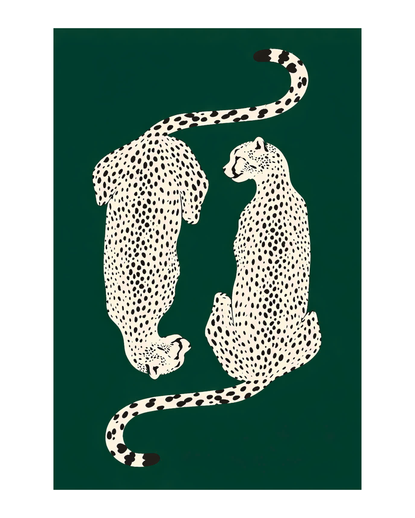 Alfombra leopardos gemelos