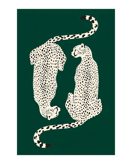 Twin Leopards Rug