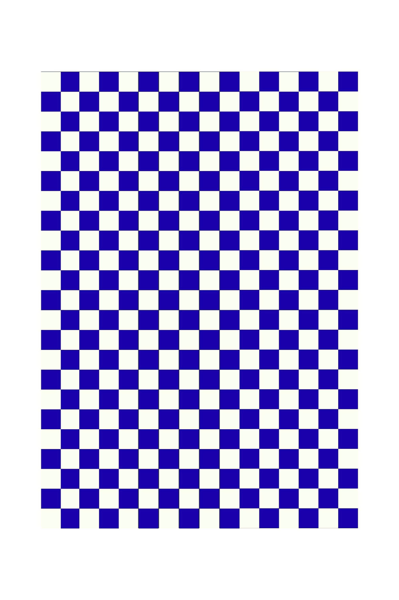 Alfombra a cuadros 10x10 - Azul
