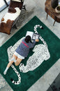 Alfombra leopardos gemelos