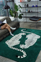 Alfombra leopardos gemelos
