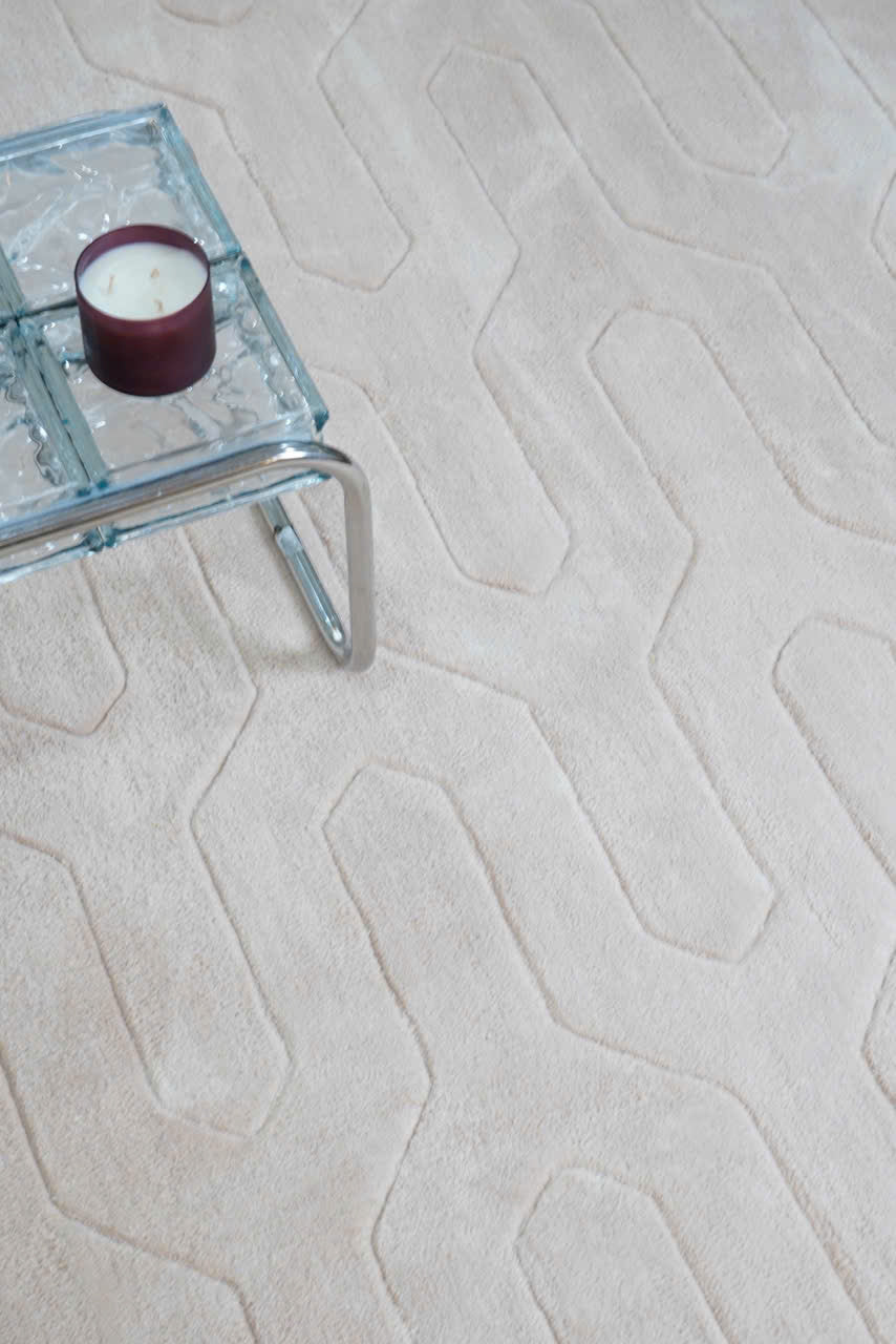 Alfombra Negra Beige