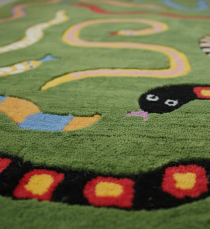 Green Snake Rug