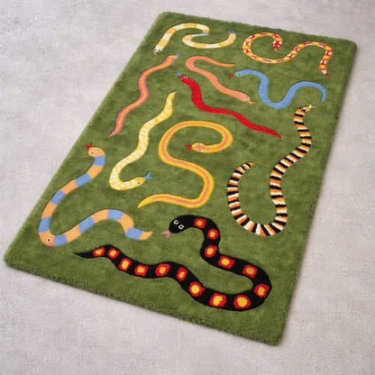 Green Snake Rug