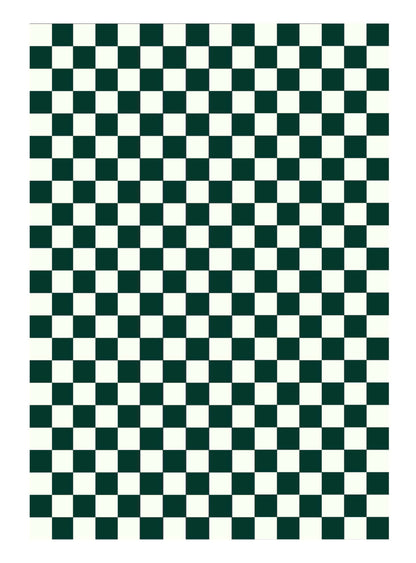 Alfombra a cuadros 10x10 - Verde