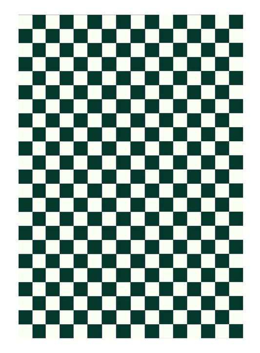 Alfombra a cuadros 10x10 - Verde