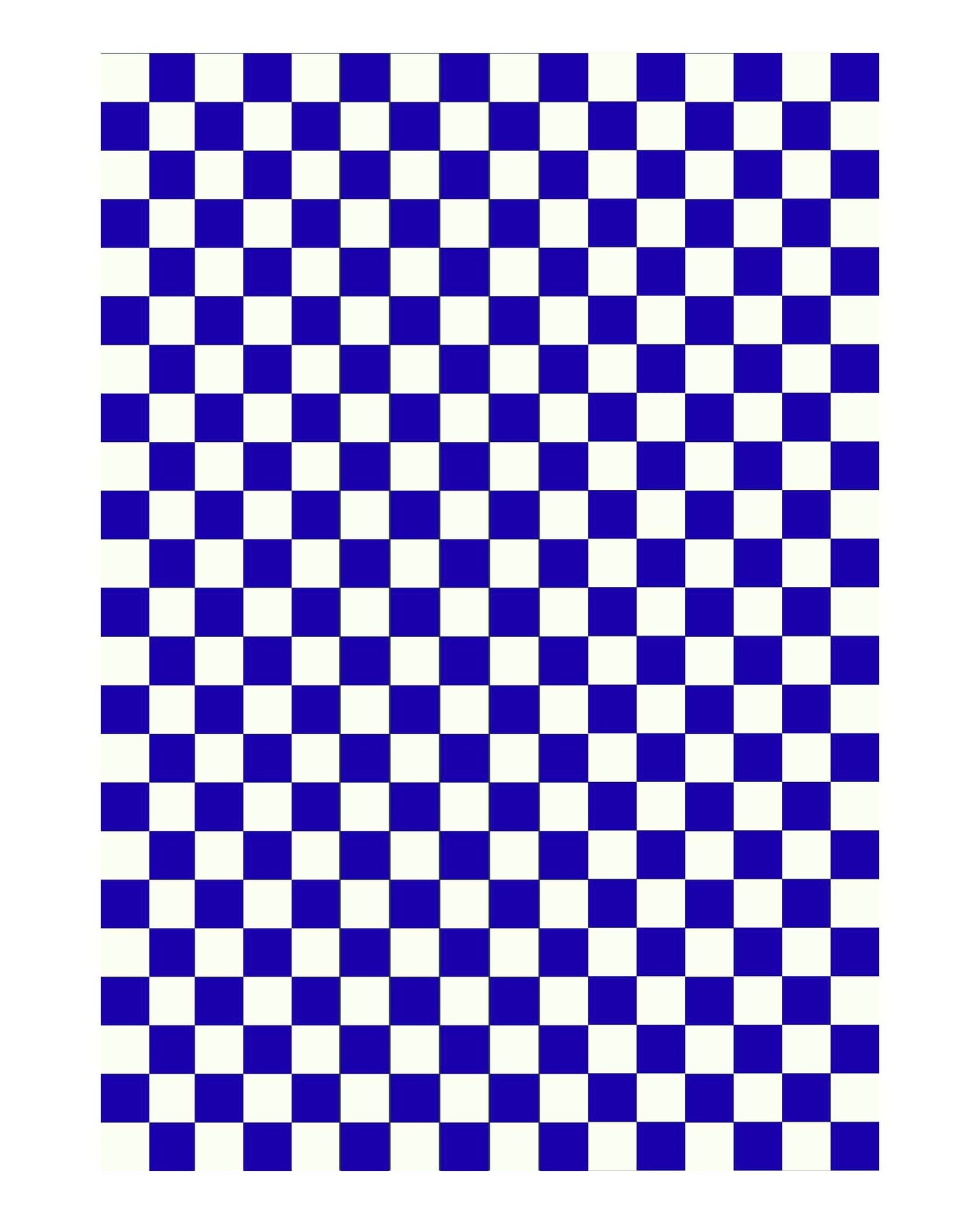 Alfombra a cuadros 10x10 - Azul