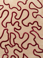 Elysium Line Rug – Burgundy