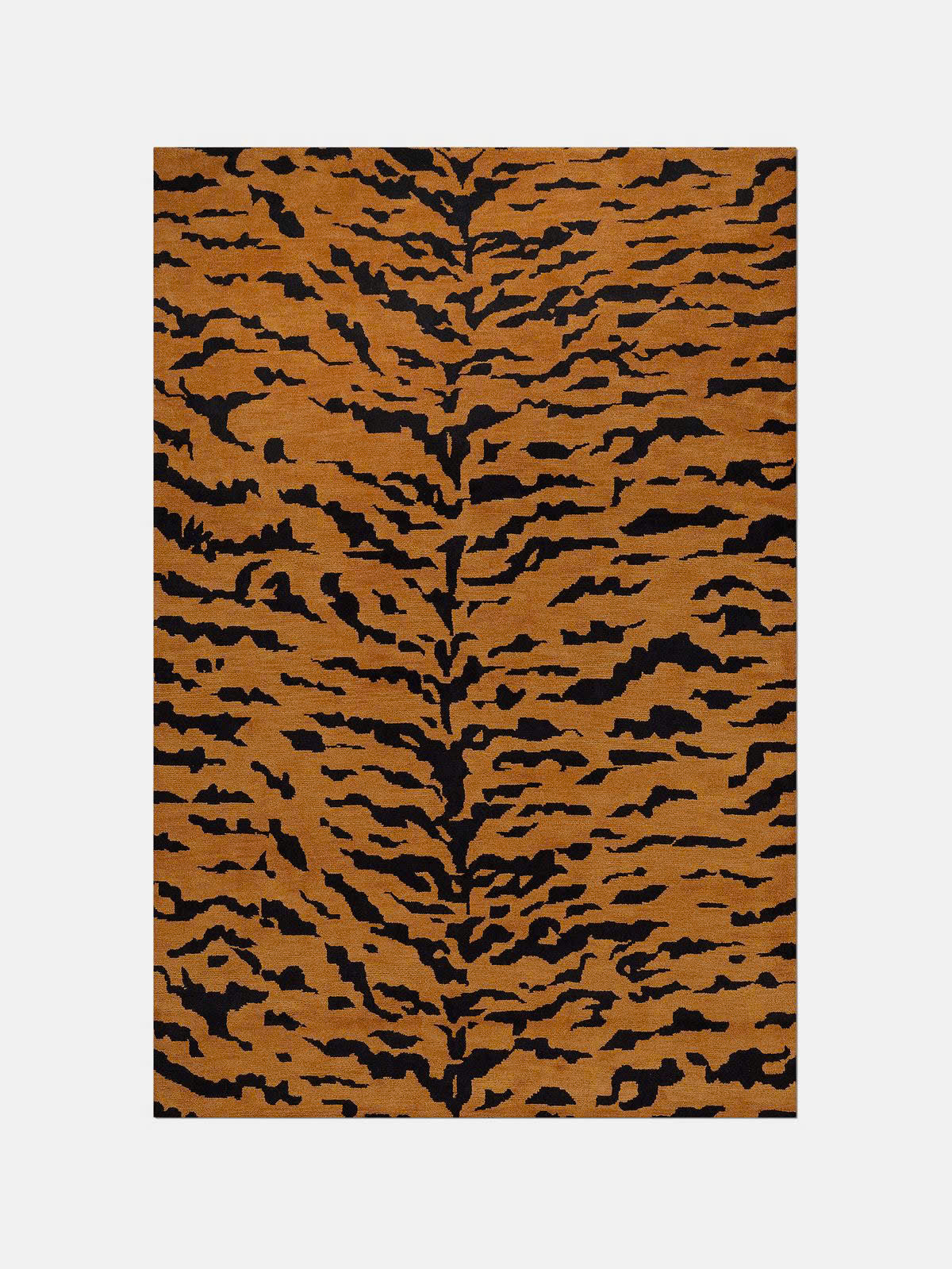Alfombra de piel de tigre - Marrón