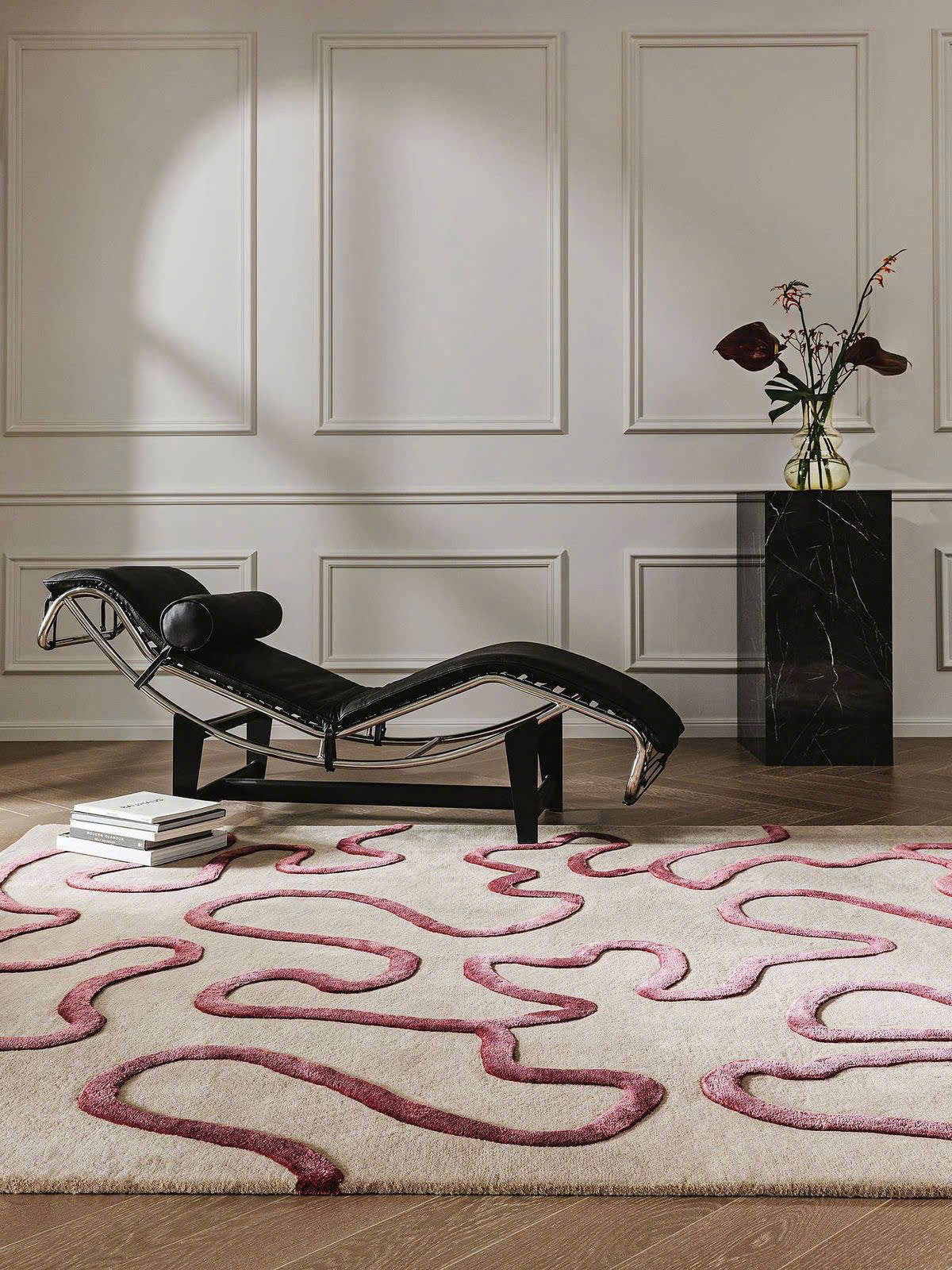 Elysium Line Rug – Pink