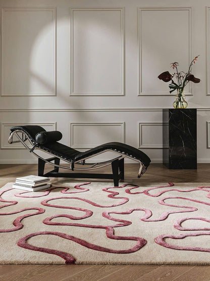 Elysium Line Rug – Pink