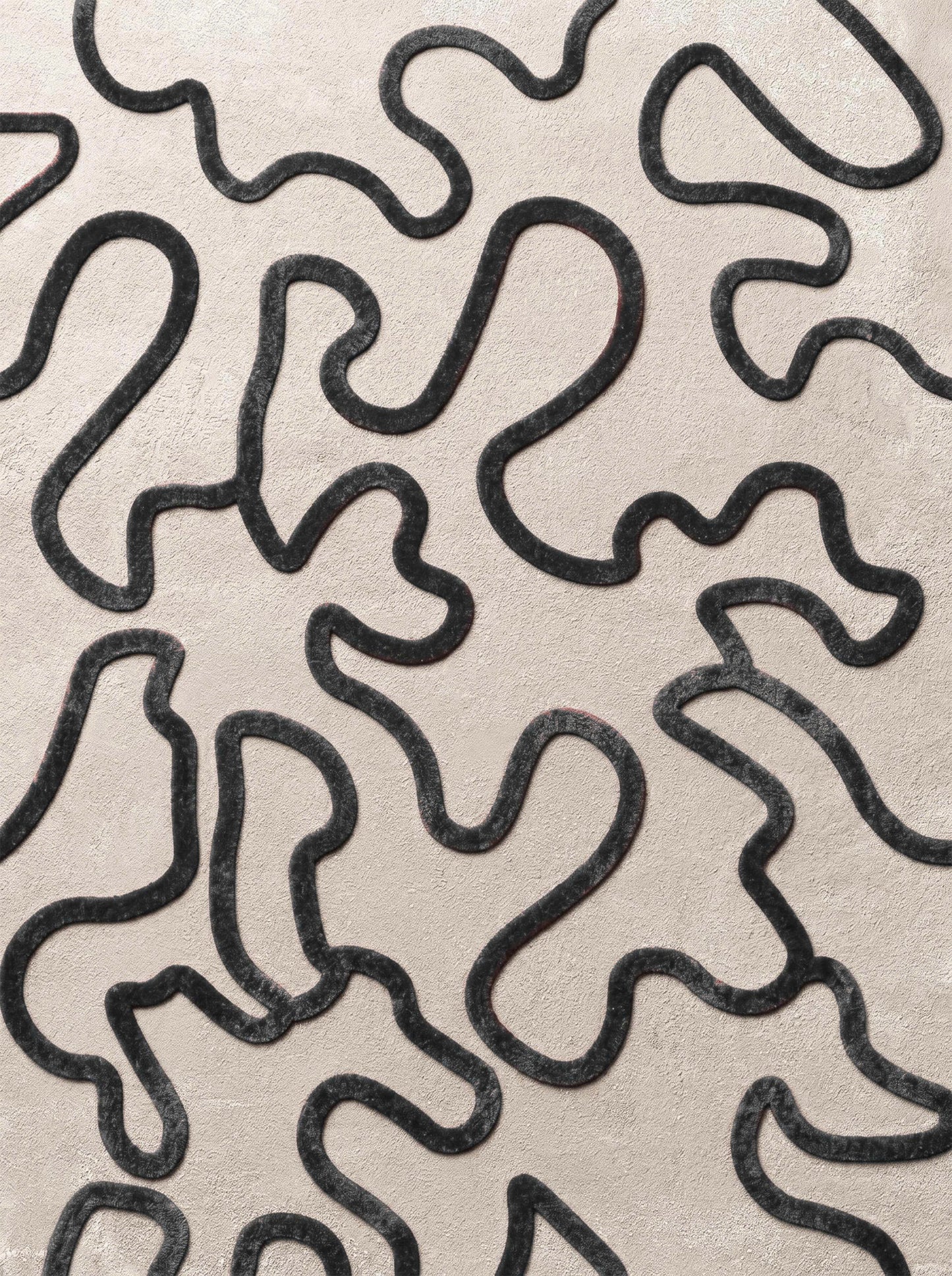 Elysium Line Rug – Black