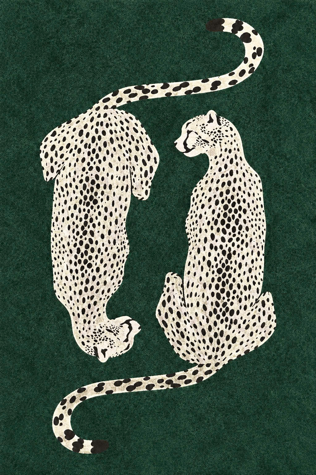 Twin Leopards Rug